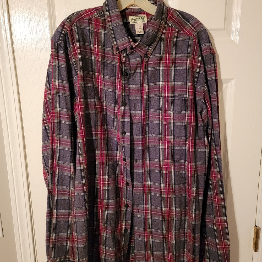 Men's  LL Bean Flannel Shirt